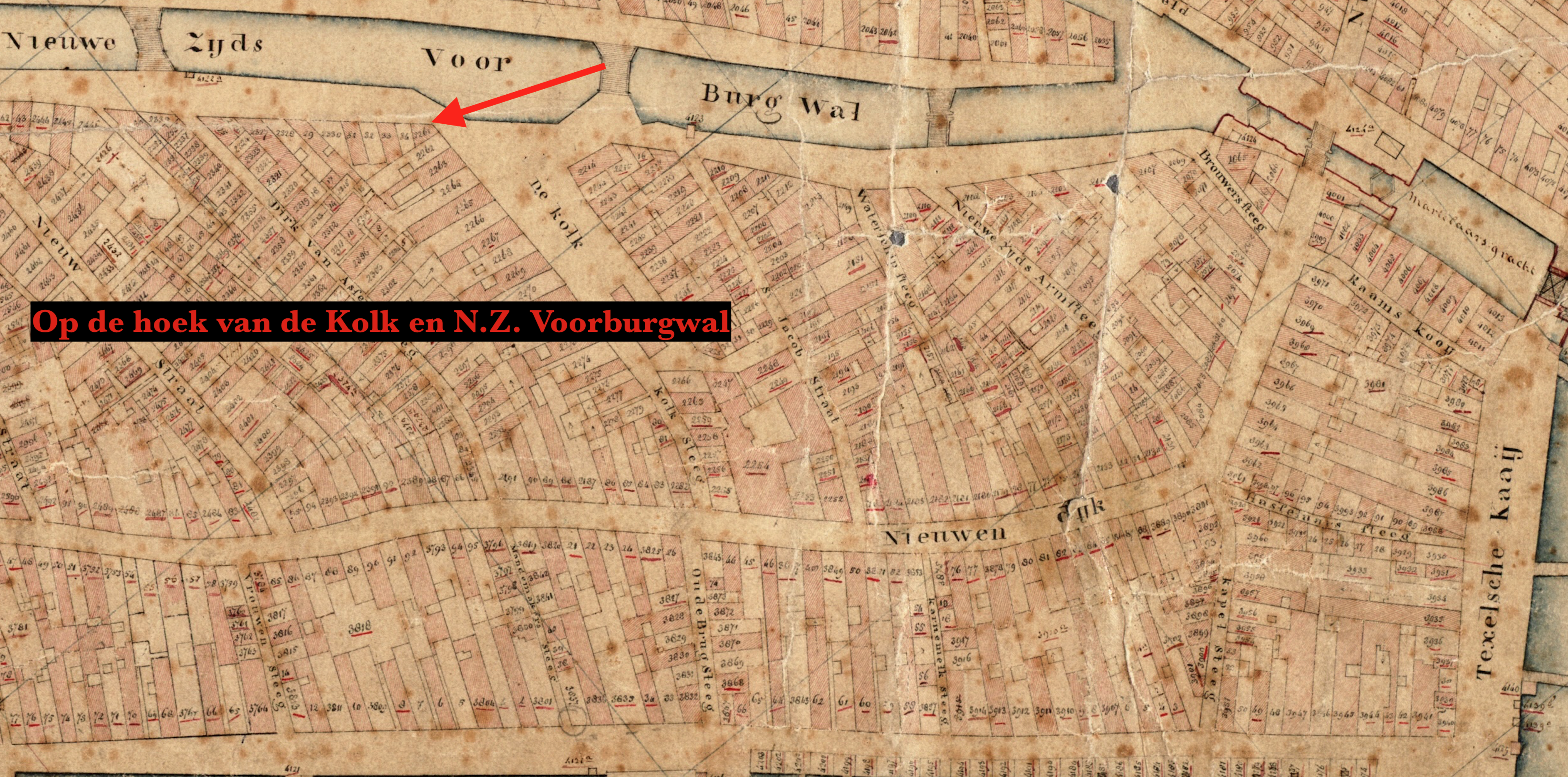 1781 • Op de hoek van de Kolk en N.Z. Voorburgwal