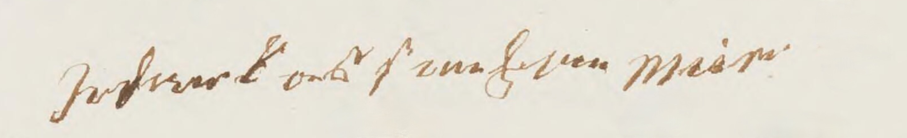 Johan Casper hendrik handtekening