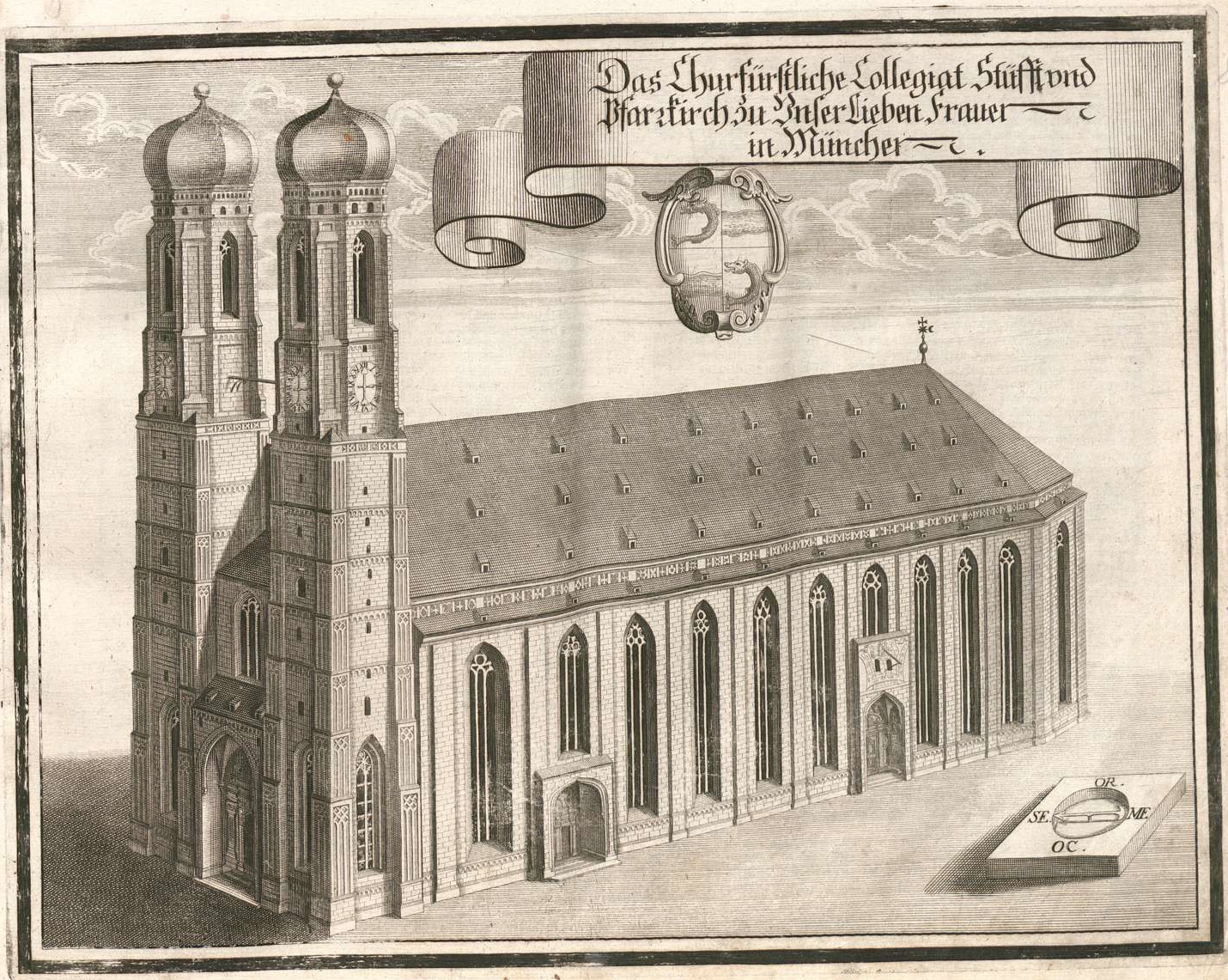 Wening München Frauenkirche Ansicht